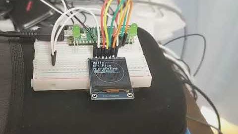 Raspberry Pi Pico st7789 slow image write test. pixel by pixel way.
