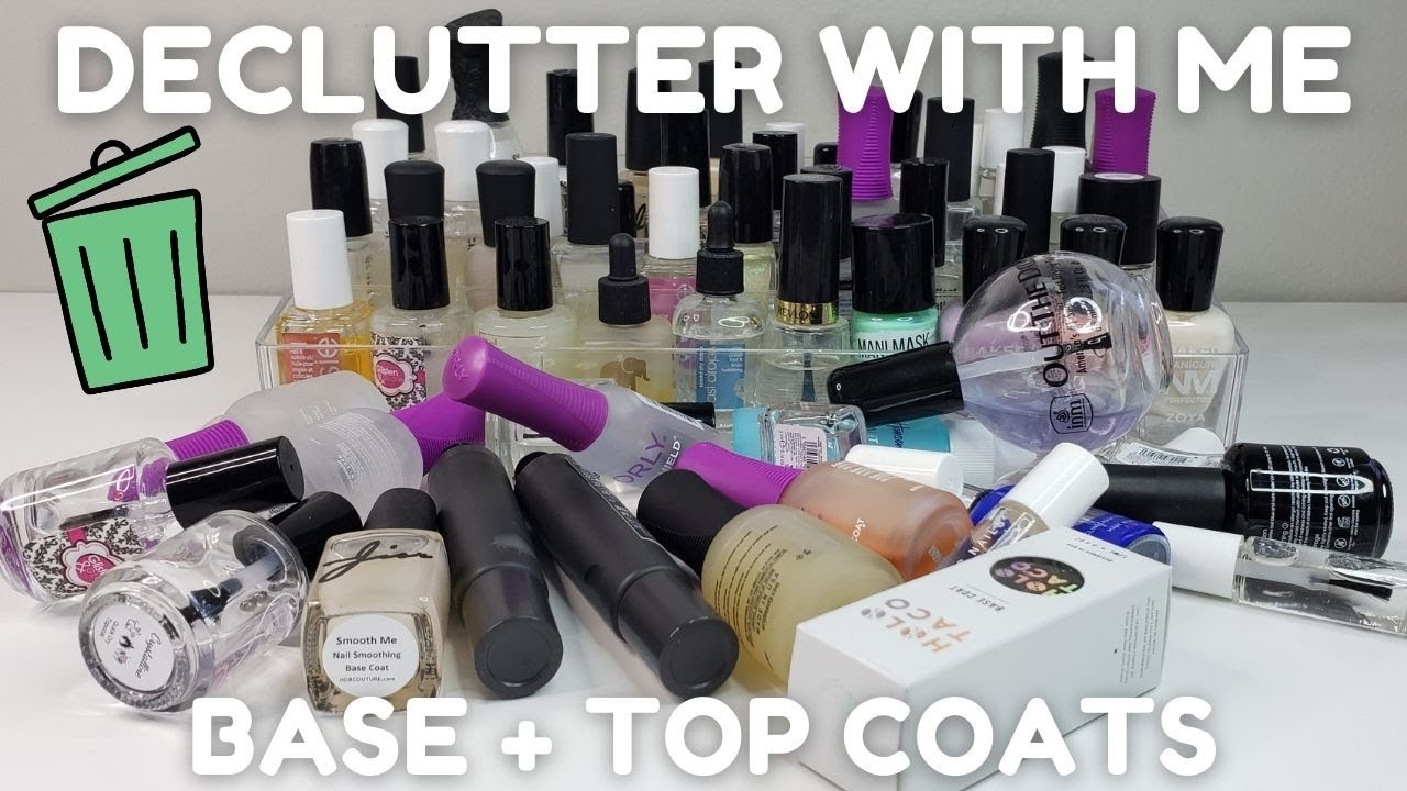 Впервые в жизни я действительно избавляюсь от хлама | Базовые/верхние покрытия + уход