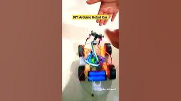 Mechanical Engineering Project ⚙️🧑‍🔧 || DIY Arduino Obstacle Avoiding Robot Car 🤖🚗 #shorts