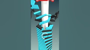 Stack Ball Gameplay Level Up 859 Completed Enjoyable Game #stackball #game #gameplay #gmaer