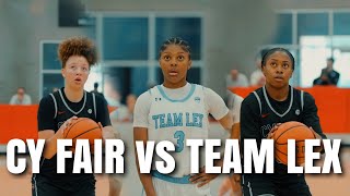 WHO’s THE BEST TEAM IN TEXAS??🤔CY FAIR vs TEAM LEX||MUST SEE👀|| #basketball viralvideo