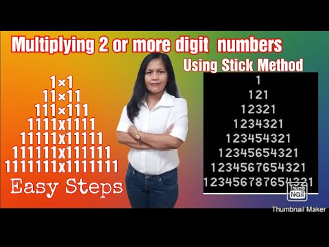 Tricks in multiplying  2 or more digit numbers  in seconds| Pyramid Pattern|Stick Method
