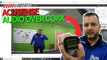 Hikvision IDS AcuSense DVR with Audio Over Coax (AOC) Firmware & Camera