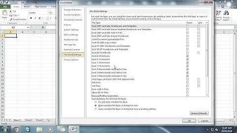 Tutorial (S-LIB) Trust Center; file block setting