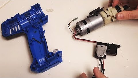 Hoe vervang je de trekkerschakelaar van een snoerloze boormachine?