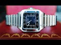 Unboxing & Thoughts: CARTIER SANTOS WSSA0030, Large Size with Blue Dial