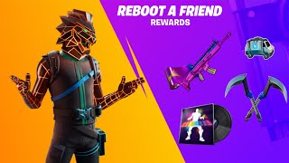 How To Get Free Reboot A Friend Rewards In Fortnite Holofoil Wrap, Twin Talons Pickaxe & More