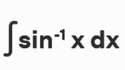 Integration of sin-1 x dx | Integration of sin inverse x dx | By Parts | Integration by Bablu Sir
