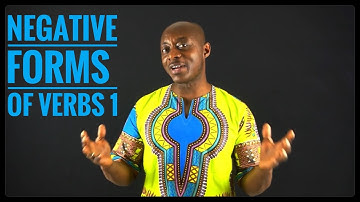 Negative Forms of Verbs 1 | Learn Twi with Opoku | Asante Twi |