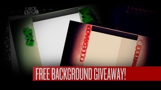 Free YouTube Background Giveaway!