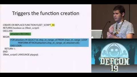 DEFCON 19 When Space Elephants Attack A DEFCON Challenge for Database Geeks (w speaker)