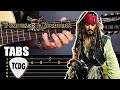 Como tocar la canción de PIRATAS DEL CARIBE en guitarra acústica | Tablaturas TCDG