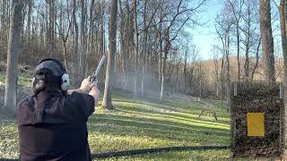44 Magnum Revolver at 240 yards