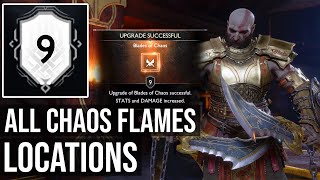 God of War Ragnarok - All Chaos Flames Locations (Fully Upgrade The Blades of Chaos To Level 9)