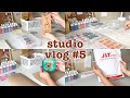 Studio Vlog #5 | Making and Packing Resin Orders, Giveaway Winners, Unboxing