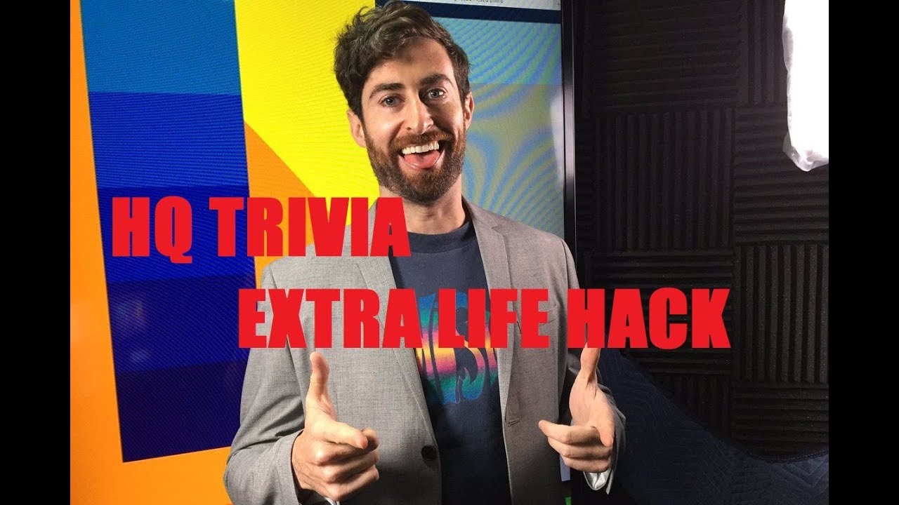HQ TRIVIA HACK!! HQ EXTRA LIFE HACK [WORKING 2018] - YouTube