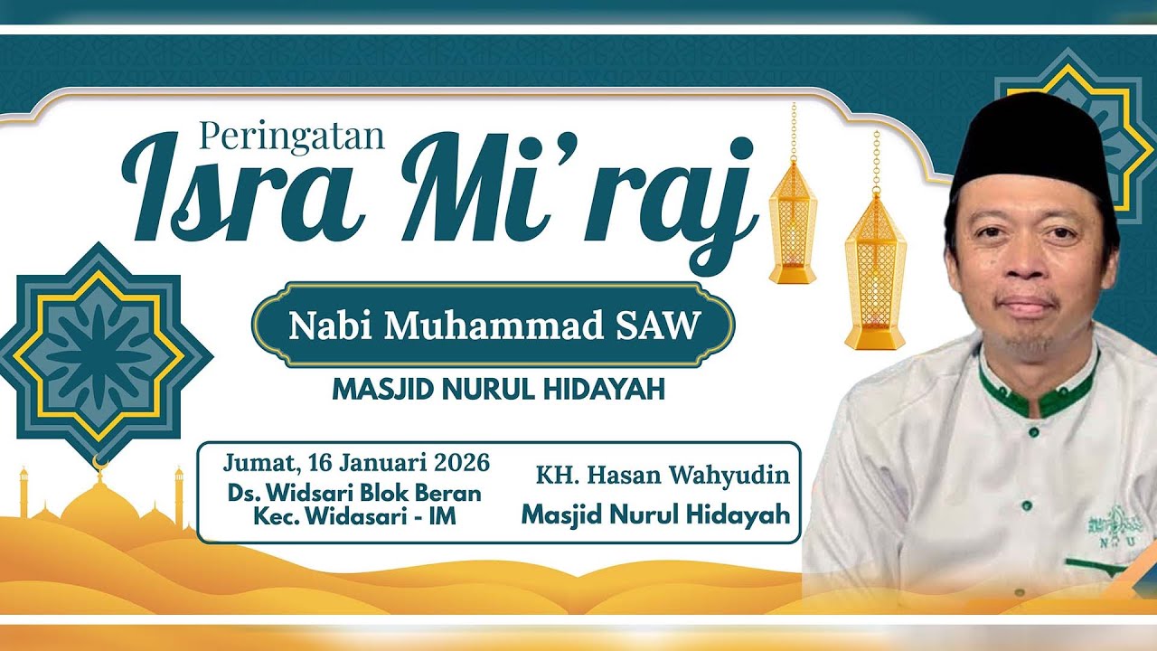 PERINGATAN ISRA MI'RAJ NABI MUHAMMAD SAW | MASJID NURUL HIDAYAH BERAN 16 JANUARI 2026