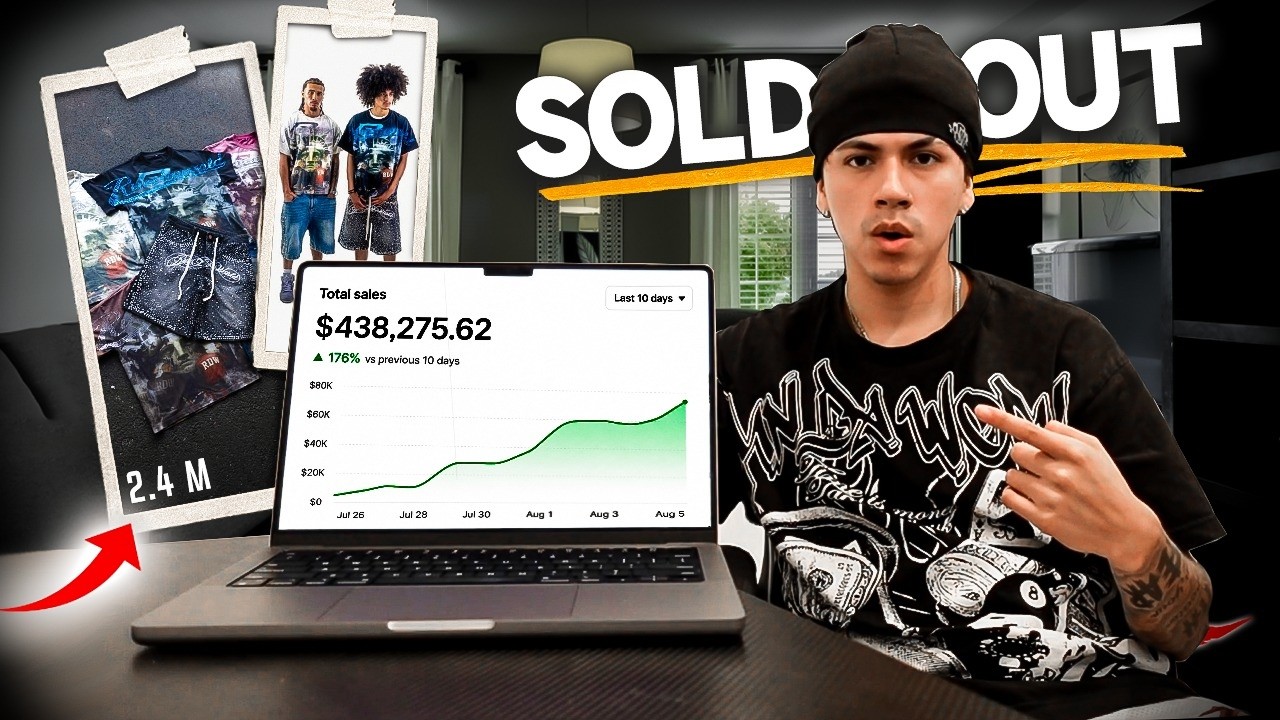 I Watched My Clothing Brand Sell Out in Real Time!!