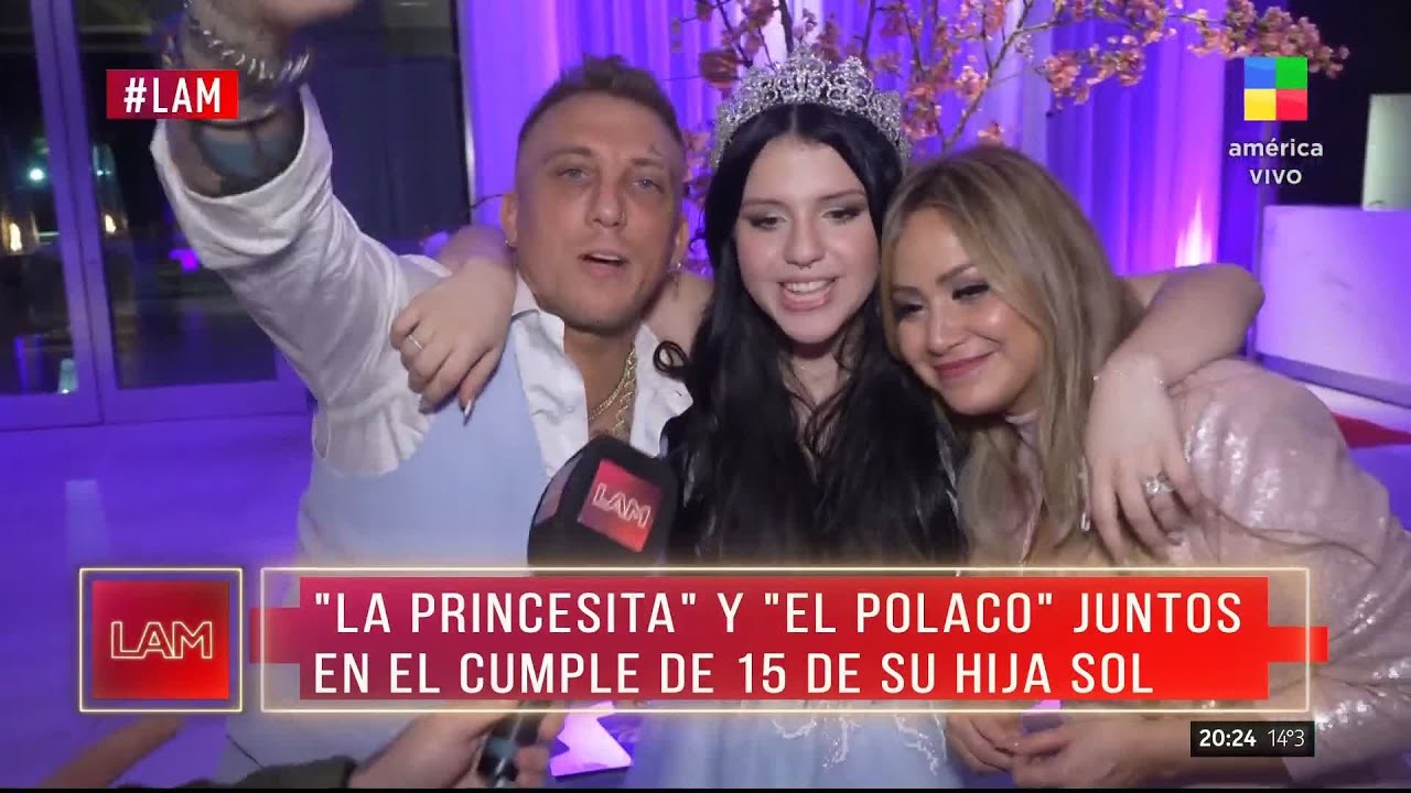 🎂 El cumpleaños de 15 de Sol, la hija de Karina, La Princesita y El Polaco 🥳🎉