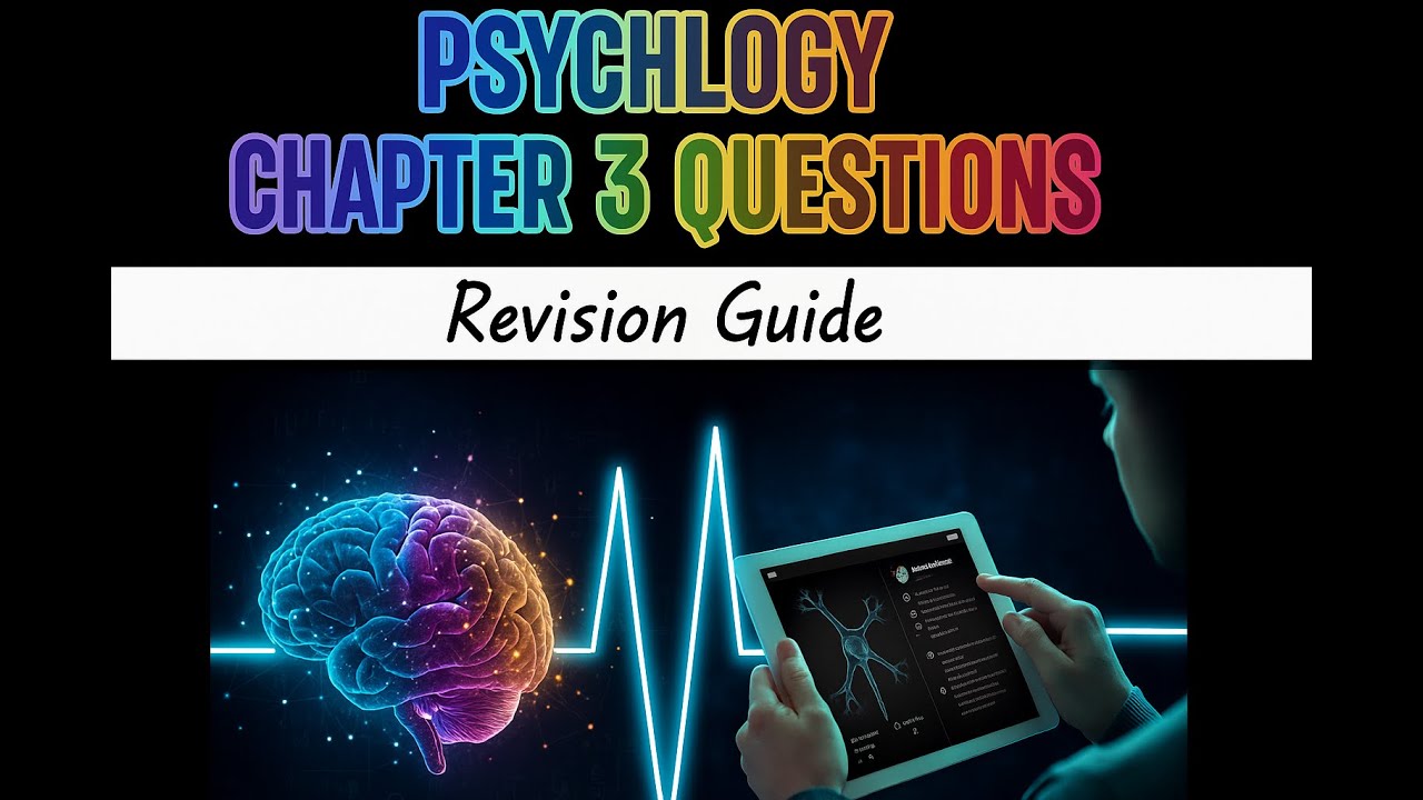 Freshman Psychology chapter 3 Question #freshmancourse #psychology # ...