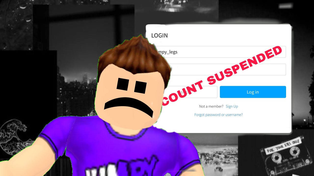 My ROBLOX ACCOUNT WAS SUSPENDED! ( YouTube