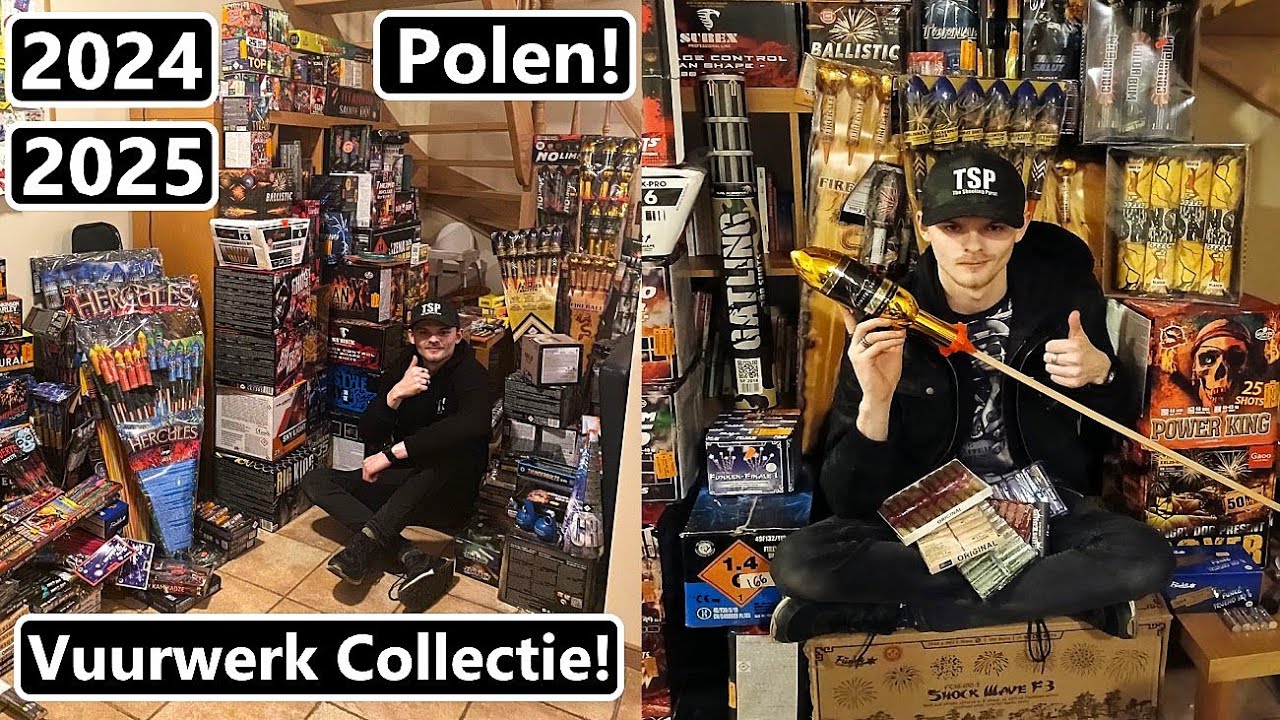€5000 Vuurwerk collectie polen 2024/2025!