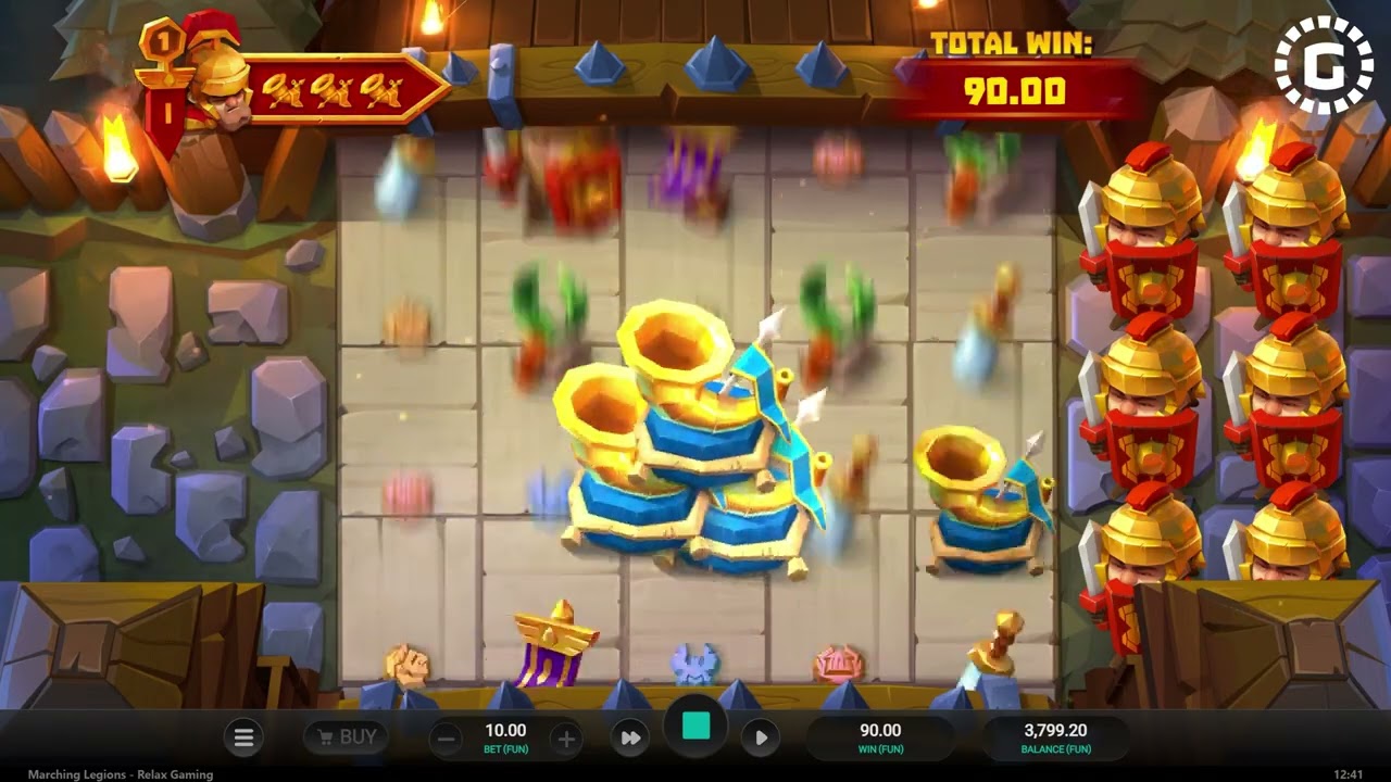 Marching Legions by Relax Gaming Slot Features | GamblerID