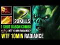 WTF 10MIN RADIANCE 1 Shot Reaper Max Level 5 Dagon Unlimited HP Regen Necrophos Dota 2