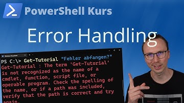 So geht Fehlerbehandlung! ❌ (PowerShell Kurs Folge 29)