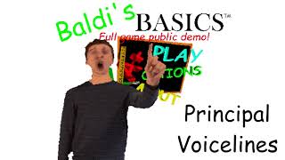 Baldi's Basics Full Game Early Demo New Principal Voices