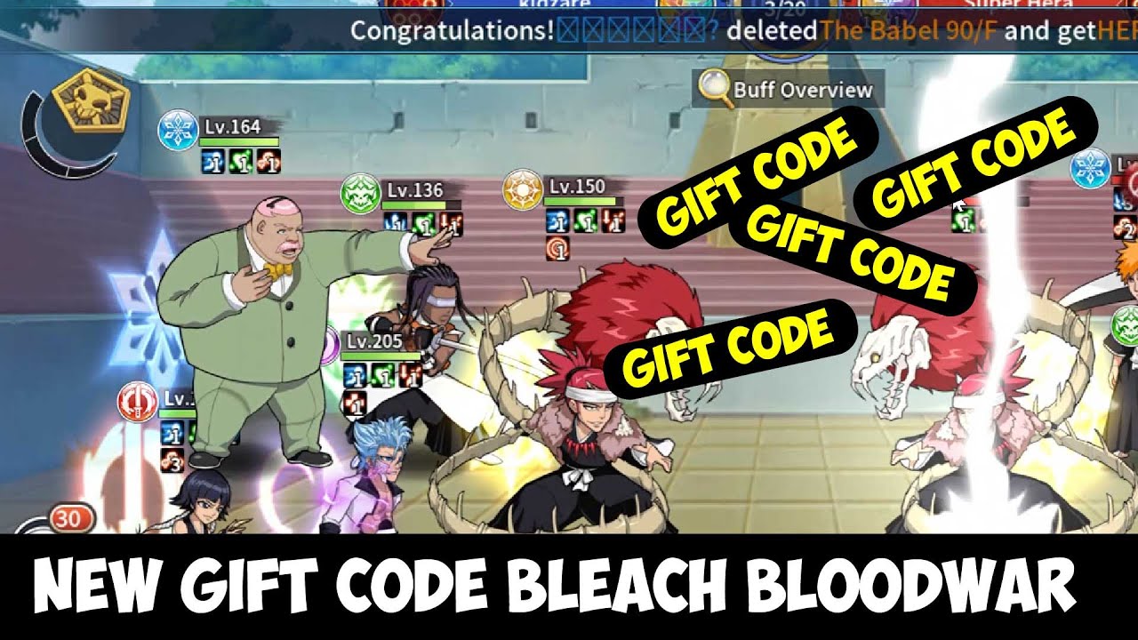 New Gift Code BLEACH BLOOD WAR YouTube
