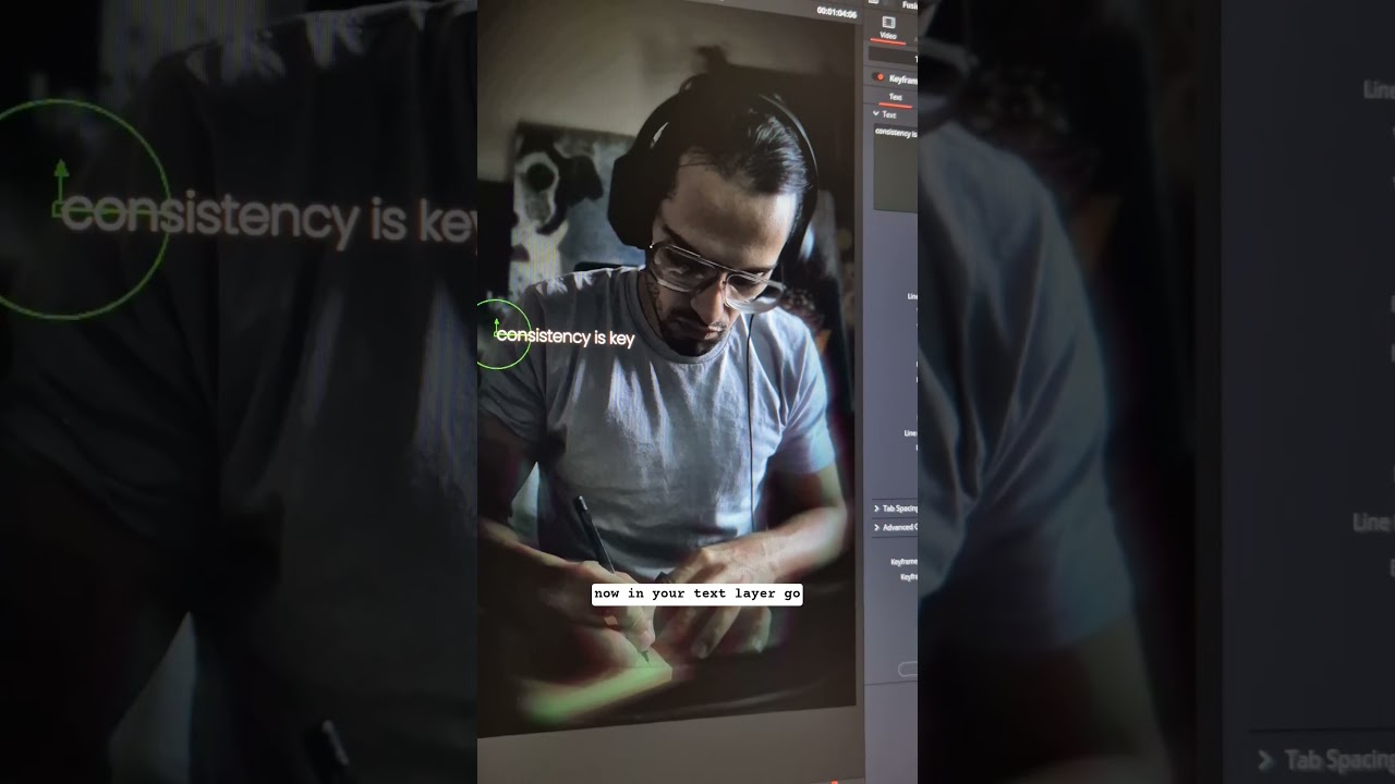 Words Spacing in DaVinci Resolve #davinciresolve20