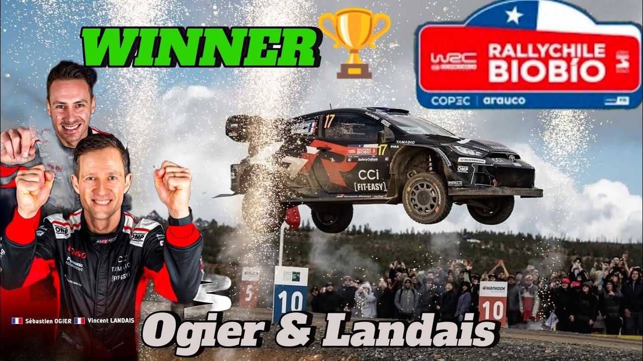 WINNER! Ogier & Landais Win WRC Rally Chile BioBio 2025