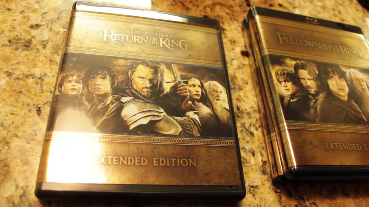 Lord of The Rings Extended Edition Blu Ray Review/Unboxing Video - YouTube