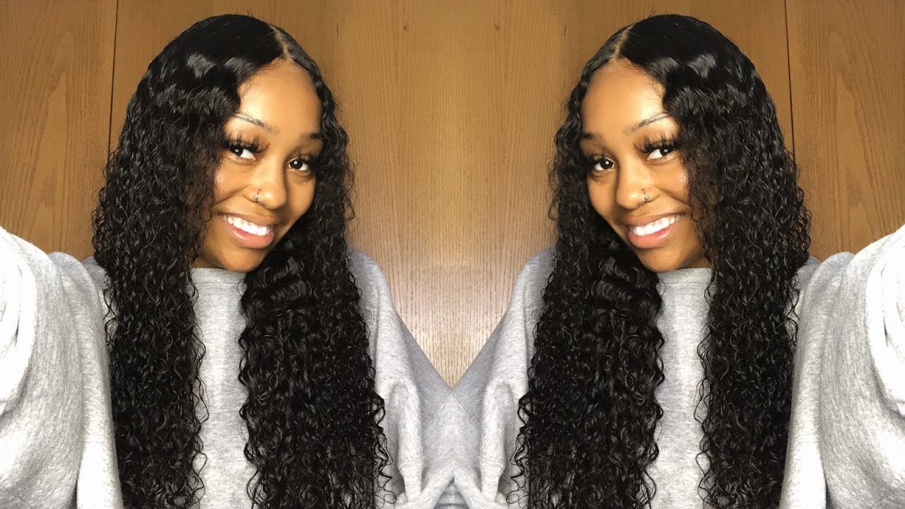 CURLY HAIR ROUTINE ON AFFORDABLE CURLY BUNDLES | ALI JULIA