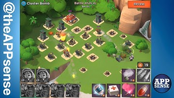 Cluster Bomb (37) Single Player Island - Boom Beach Walkthrough
