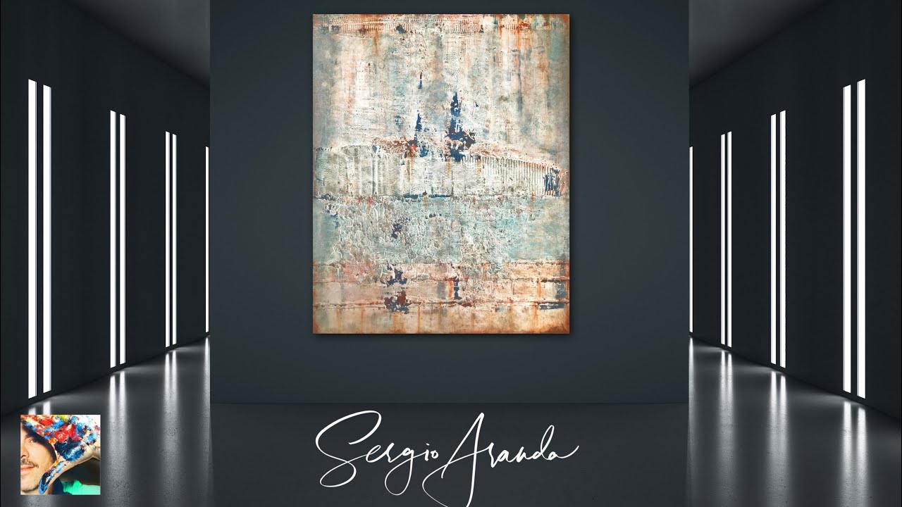 CONTEMPORARY ART IN PARIS / ABSTRACT ART  / INDUSTRIAL ART INSPIRATION / COLLAGE & ACRYLICS PAINTING