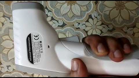 CP Plus IR Thermometer Model no. SK-T008 - how to set thermometer on *Fahrenheight* mode