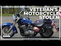 Thief steals veteran&#39;s American flag-wrapped motorycle