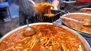 서문시장 3가지맛 대표 떡볶이! 100% 수제 튀김, 12가지 꼬마김밥! 대구 떡볶이 분식맛집 Tteokbokki, Sundae, Kimbab / Korean food