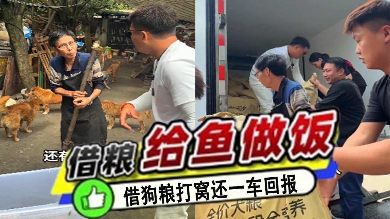 借壹點狗糧打窩，還壹盆魚和壹車狗糧，大叔感動壞了#吳天宇在路上  #原來釣魚才是運動頂流 #2026dou來釣魚 #dou是釣魚人
