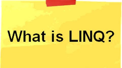 What is LINQ in C#? | LINQ Step By Step Tutorial | LINQ Tutorial for Beginners