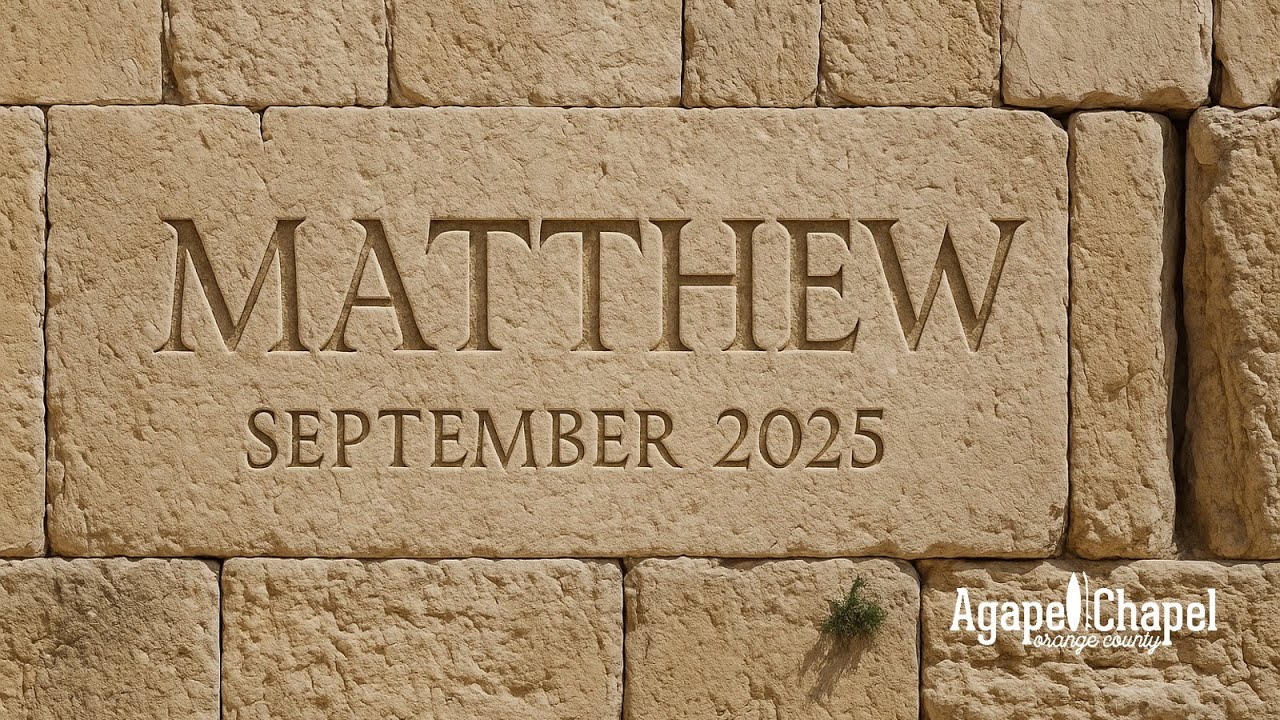 Agape Chapel OC offers weekly services on Sundays at 8:30am and 6:30pm PST, and on Thursdays at 6:30pm PST. Join us at our home location in Costa Mesa, or watch the services live online at https://www.agapechapeloc.org. 

🙏 Please send us your Prayer Requests:  https://www.agapechapeloc.org/prayer-request
⛪️ To financially support the ministry of Agape Chapel:  https://www.agapechapeloc.org/give

AGAPE CHAPEL MINISTRIES
Agape Radio:  https://www.agapechapeloc.org/agaperadio
Answers For Today:  https://www.agapechapeloc.org/aft
Daily Devotions With Dad:  https://www.agapechapeloc.org/pastordad
Pastor Chuck Smith:  https://www.pastorchuck.org
Scripture Illustrated:  https://www.agapechapeloc.org/scripture-illustrated
Scripture Snacks Blog:  https://www.agapechapeloc.org/scripture-snacks-blog
Calvary Chapel Music:  https://www.agapechapeloc.org/worship
You Tube Channel:  https://www.youtube.com/c/PastorTerryReynolds

FOLLOW US 
►► Instagram:  https://www.instagram.com/agapechapeloc
►► Facebook:   https://www.facebook.com/agapechapeloc
►► X:   https://x.com/agapechapeloc

#agapechapel #costamesa #thewordfortoday #pastorchucksmith #pastorterryrenolds #versebyverse #orangecounty #calvary #calvarychapel #throughthebible #worship #Jesusmovement #chucksmith #biblestudy #prophecy #jesus #JesusPeople #lonniefrisbee #church 

All songs for use solely with the SongSelect® Terms of Use. All rights reserved. www.ccli.com CCLI License # 322587.