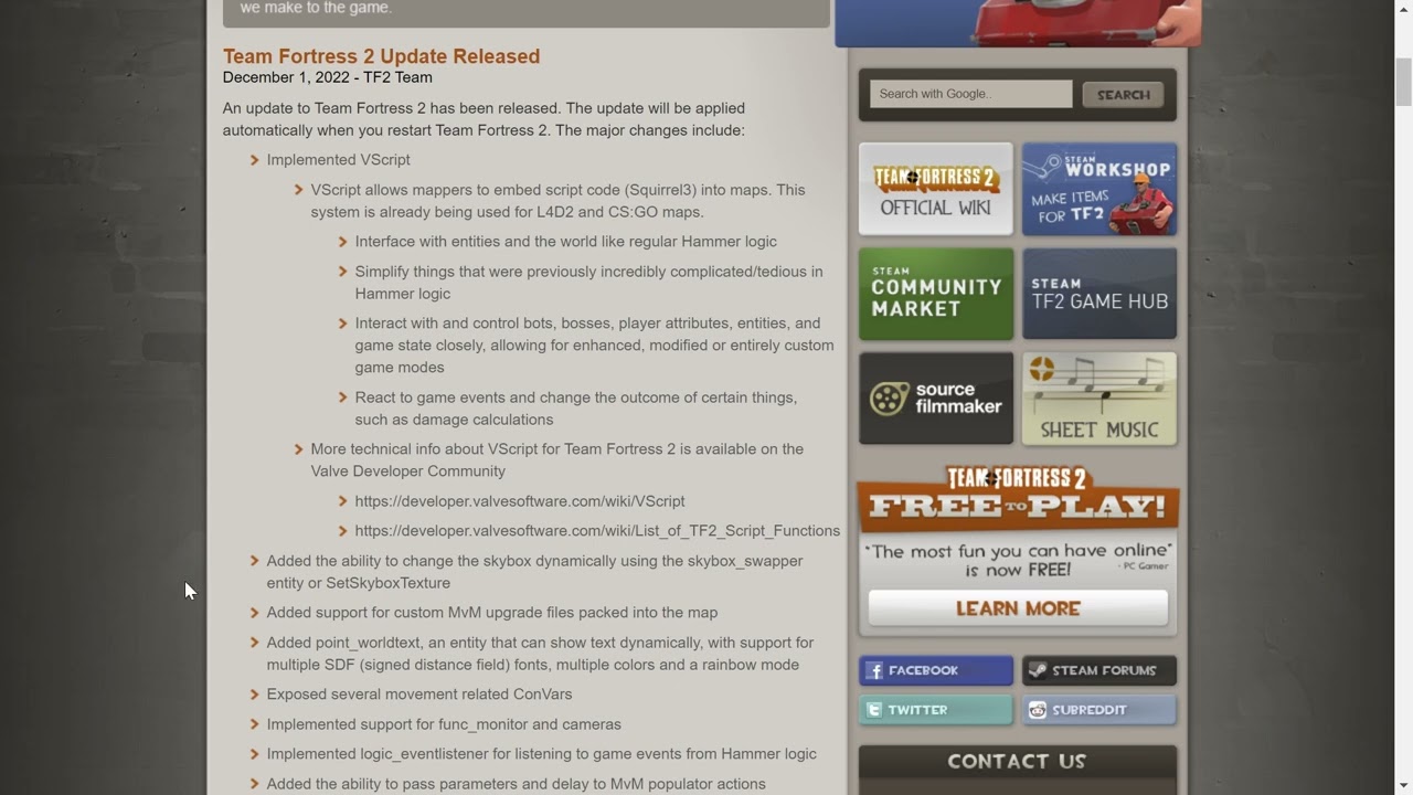 TF2s new Vscript update is EXCITING!