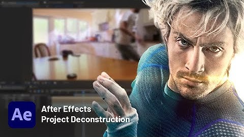 Quicksilver SuperSpeed from The Avengers Age of Ultron | After Effect Project Deconstruction