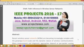 iPath Path Inference in Wireless Sensor Networks