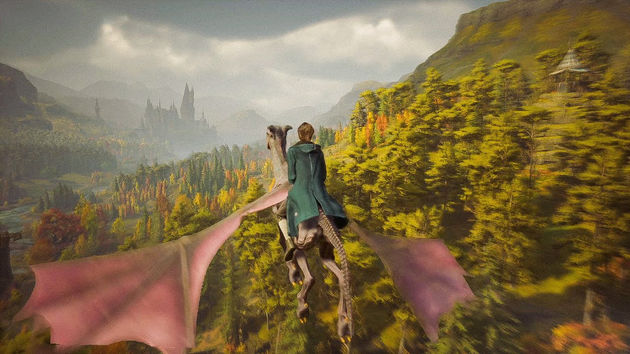 Hogwarts Legacy Thestral Mount Sepulchria Free Roam Exploration [2K 60FPS PC ULTRA]