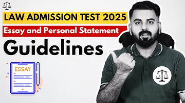 COMMON MISTAKES WHILE WRITING ESSAY AND PERSONAL STATEMENT FOR LAT | THE LAW CHANNEL