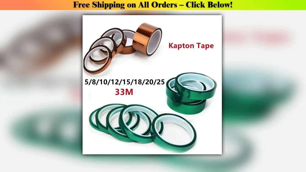 1PCS 525MM X 33M Professional Heat Resistant High Temperature Insulation Electronics Industry Weldi