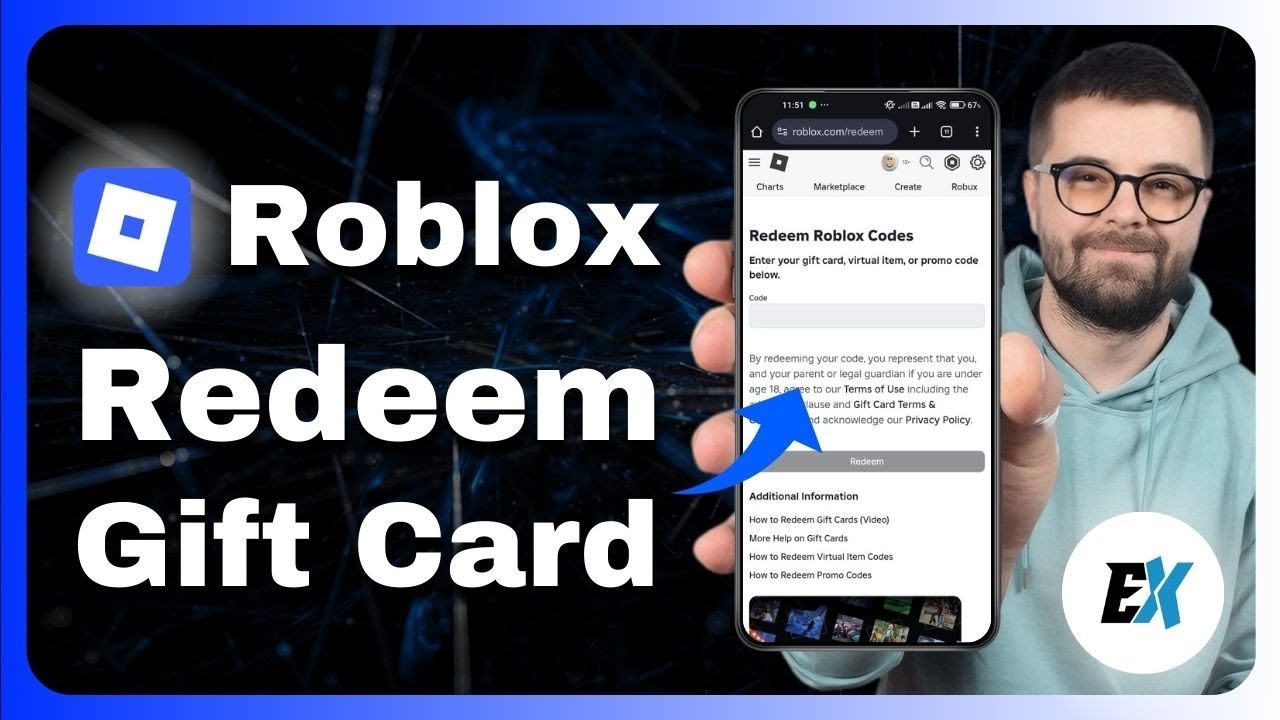 How To Redeem Roblox Gift Card On Mobile How To Use A Roblox Gift 